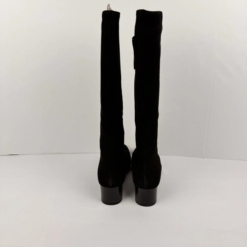La Canadienne‎ Black Suede Waterproof Knee High Boot 7.5 Women's NWT NOS NIB